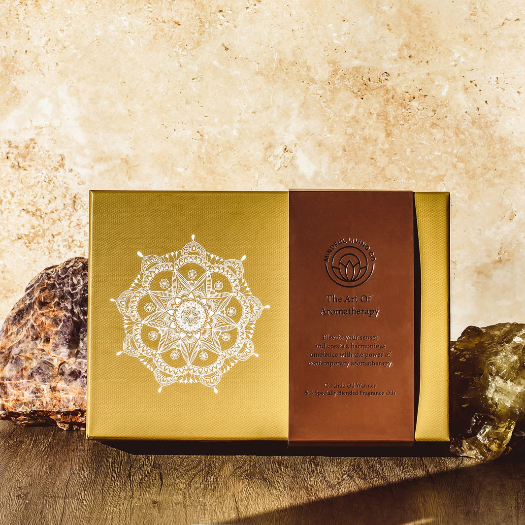 Handcrafted Ceramic Oil Warmer Gift Set