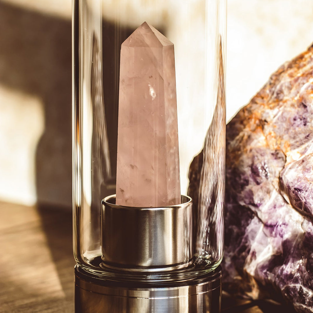 Gemstone Point Water Bottle ~ Direct-Contact Energy Infusion