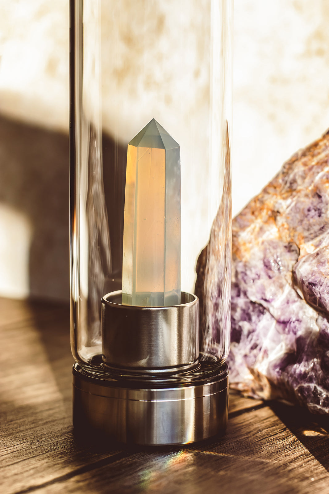 Gemstone Point Bottle Inserts ~ Direct Crystal Energy ~ Align with Your Intention