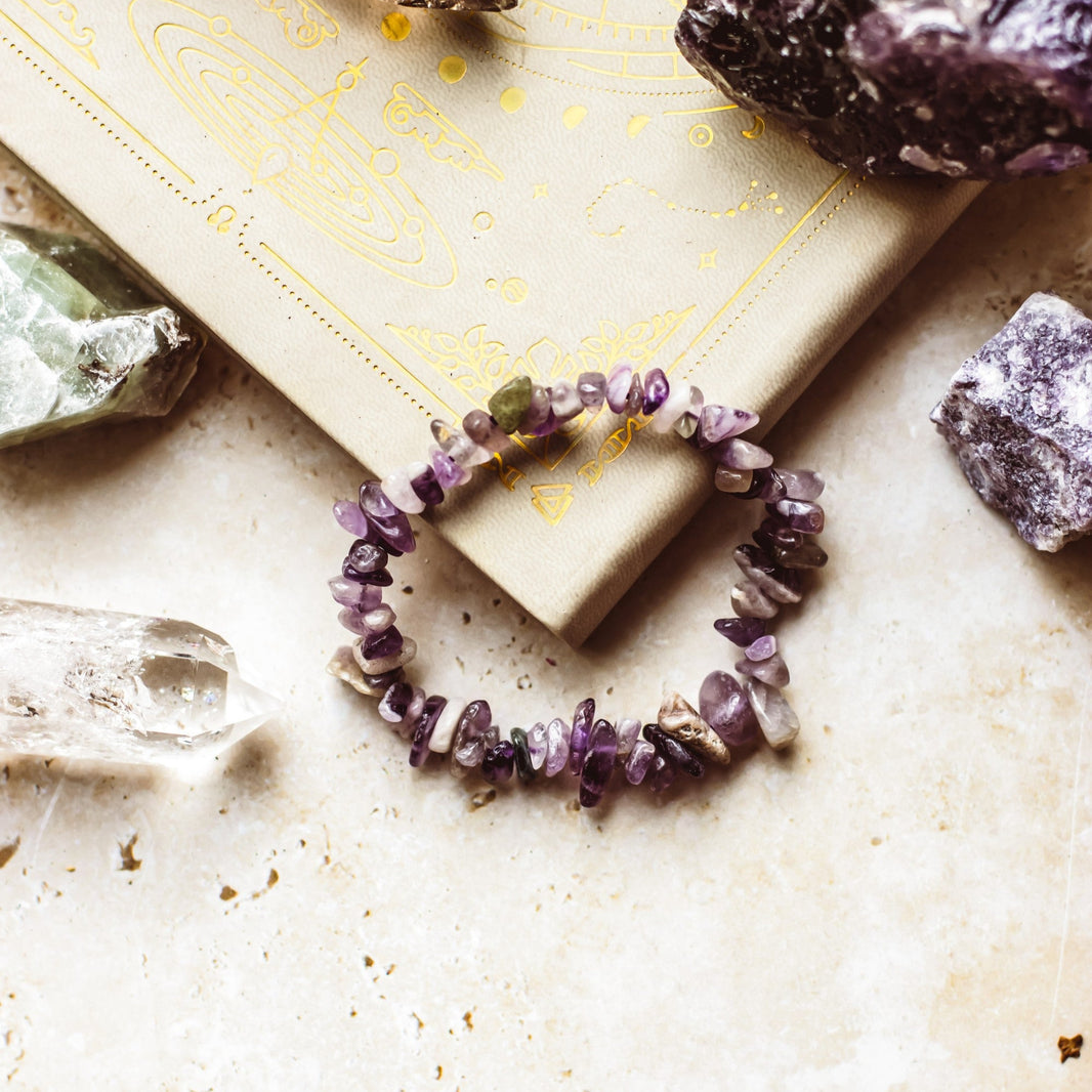 Gemstone Chip Bracelets