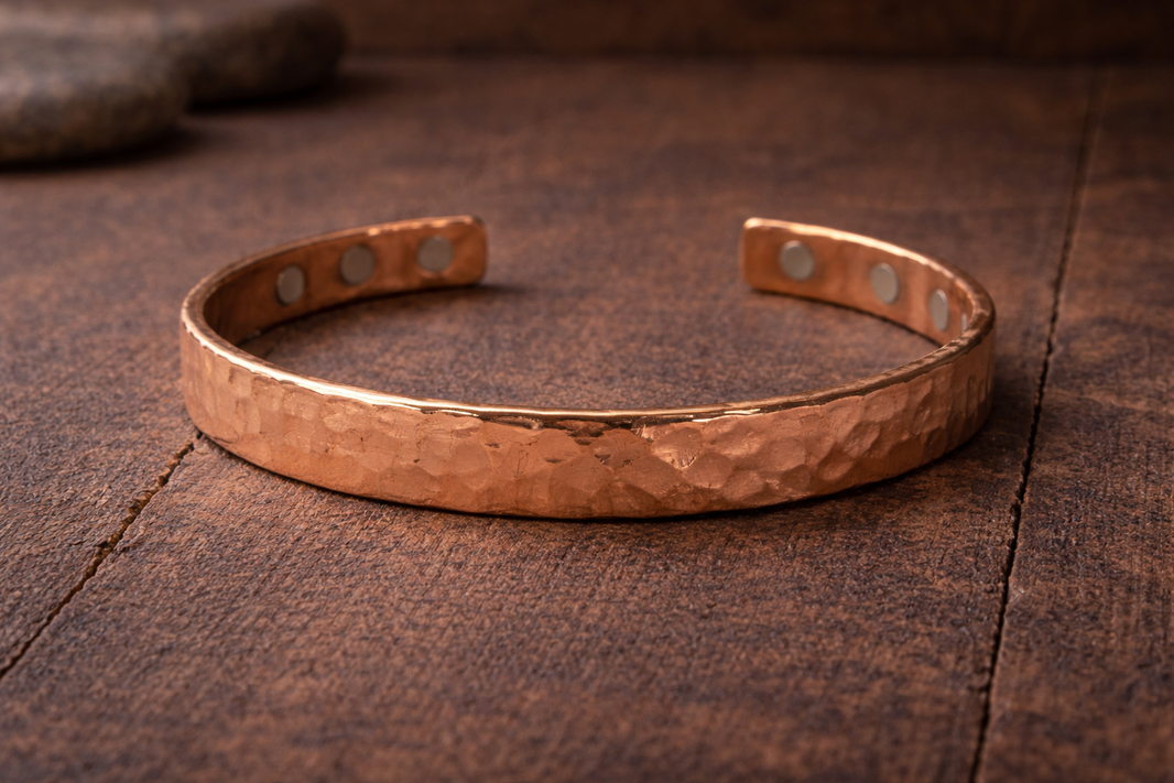 Copper Bracelet - Crater
