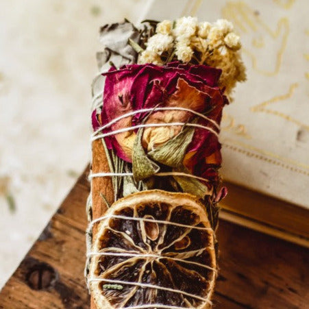 White Sage, Rosemary, Lemon, Baby breath & Cinnamon - Cleansing Kit